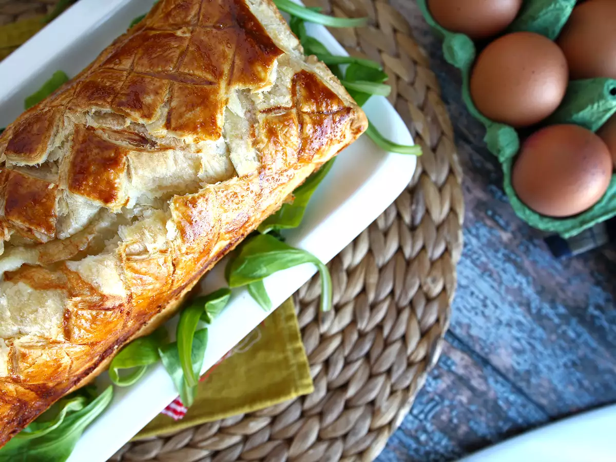 Pâté Berrichon, geleneksel bir yemek için süper gurme Paskalya ezmesi! - fotoğraf 4