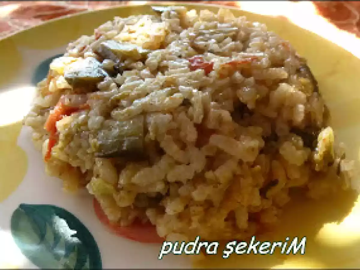 Patlıcanlı Pilav