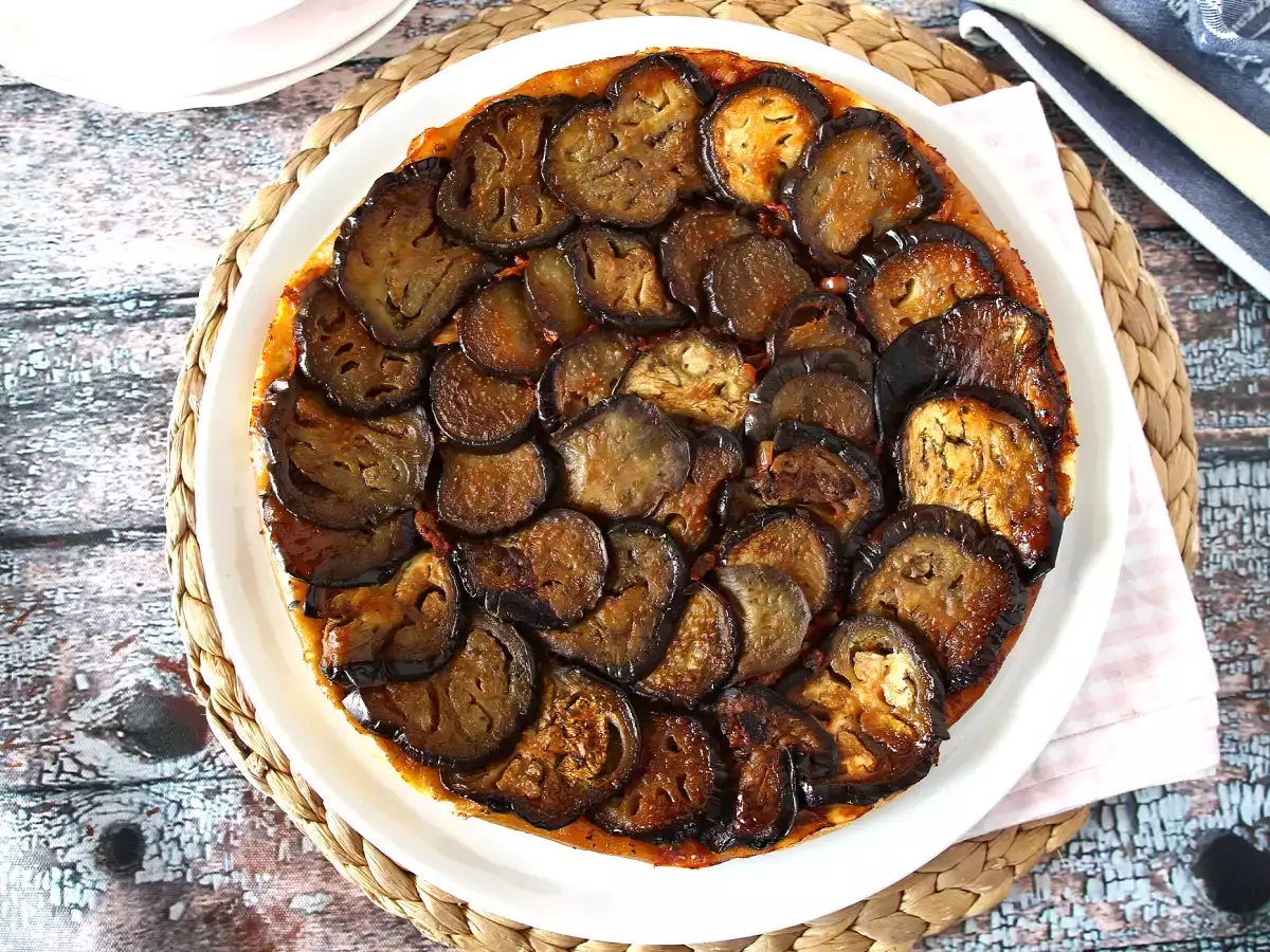Patlıcanlı tarte tatin: ölmek için tuzlu bir versiyon! - fotoğraf 4