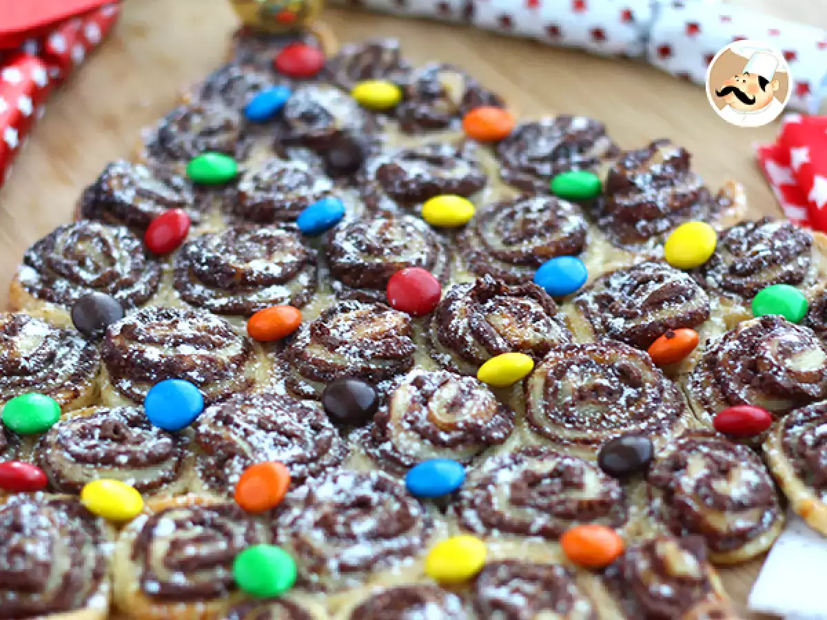 Paylaşmak için Nutella ile köknar ağacı - fotoğraf 2