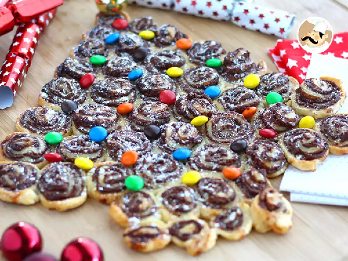 Paylaşmak için Nutella ile köknar ağacı - fotoğraf 3