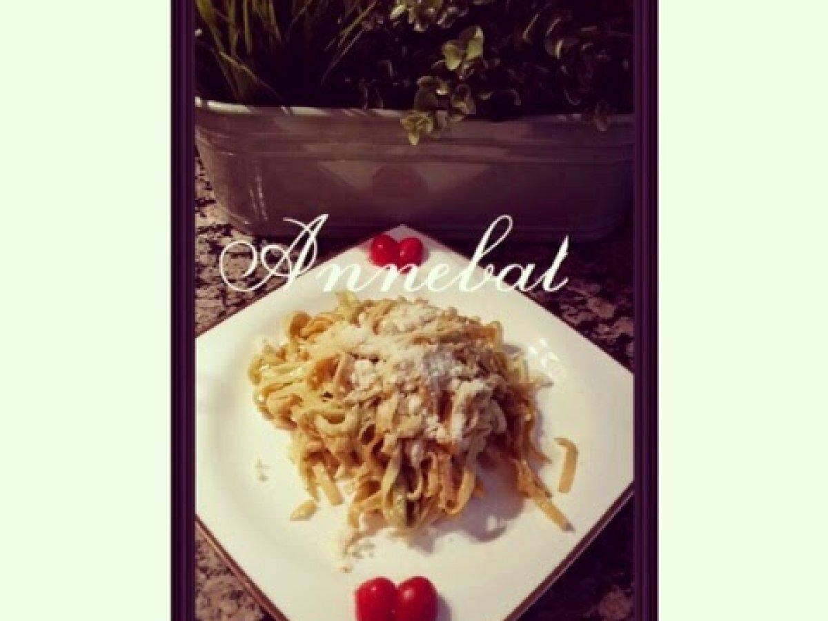 Pesto soslu penne makarna