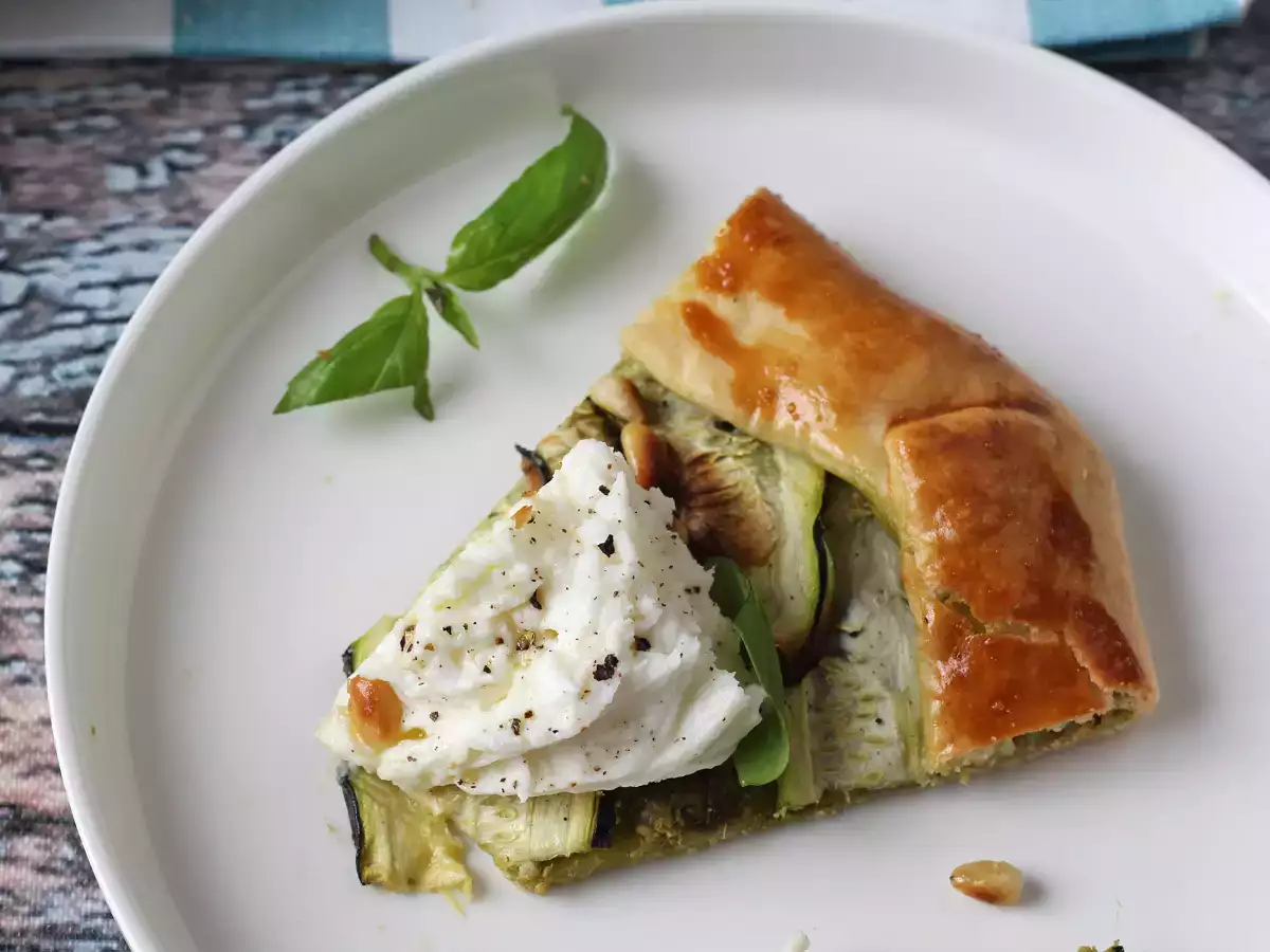 Pesto ve kabaklı tart: tıpkı yaz gibi kokan kolay bir tarif! - fotoğraf 3