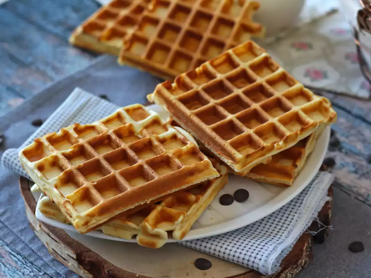 Peynir altı suyu ile süper proteinli waffle - fotoğraf 2