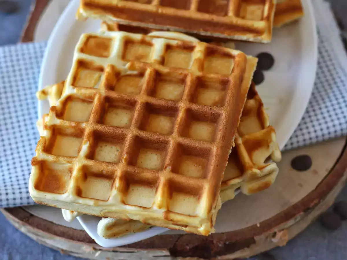 Peynir altı suyu ile süper proteinli waffle - fotoğraf 5