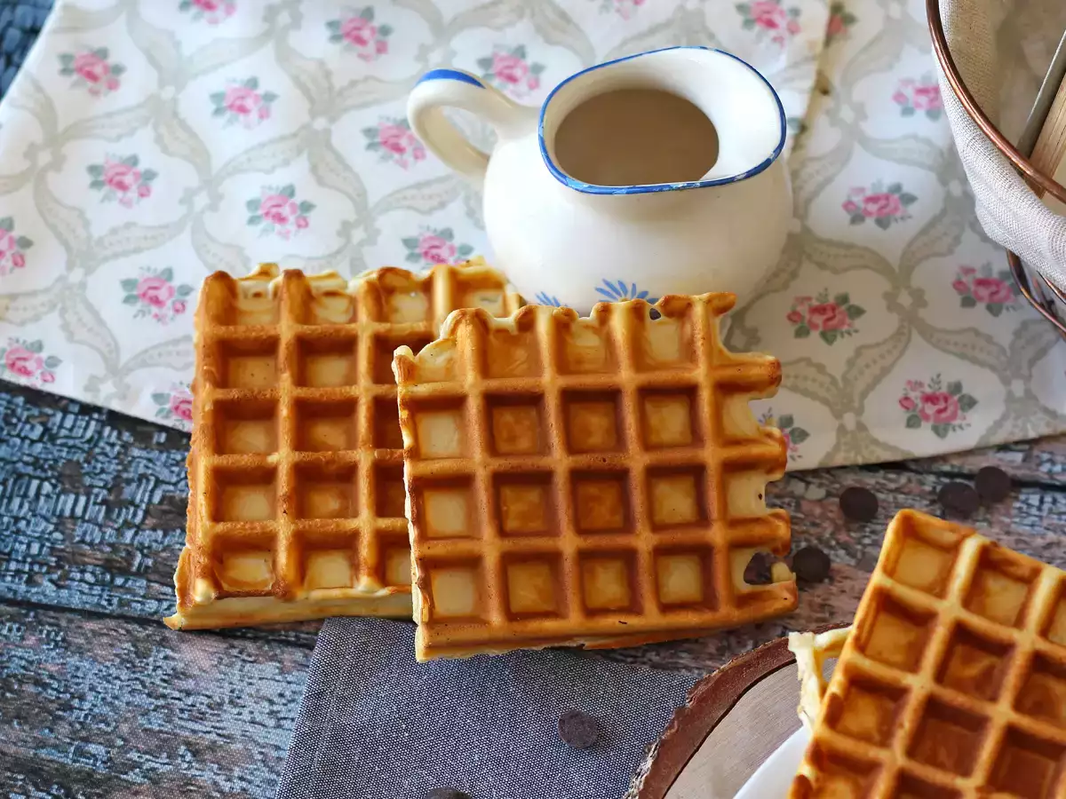 Peynir altı suyu ile süper proteinli waffle - fotoğraf 6