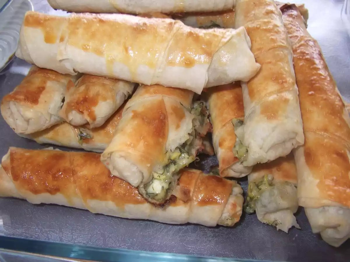 Peynirli dereotlu çıtır börek - fotoğraf 2