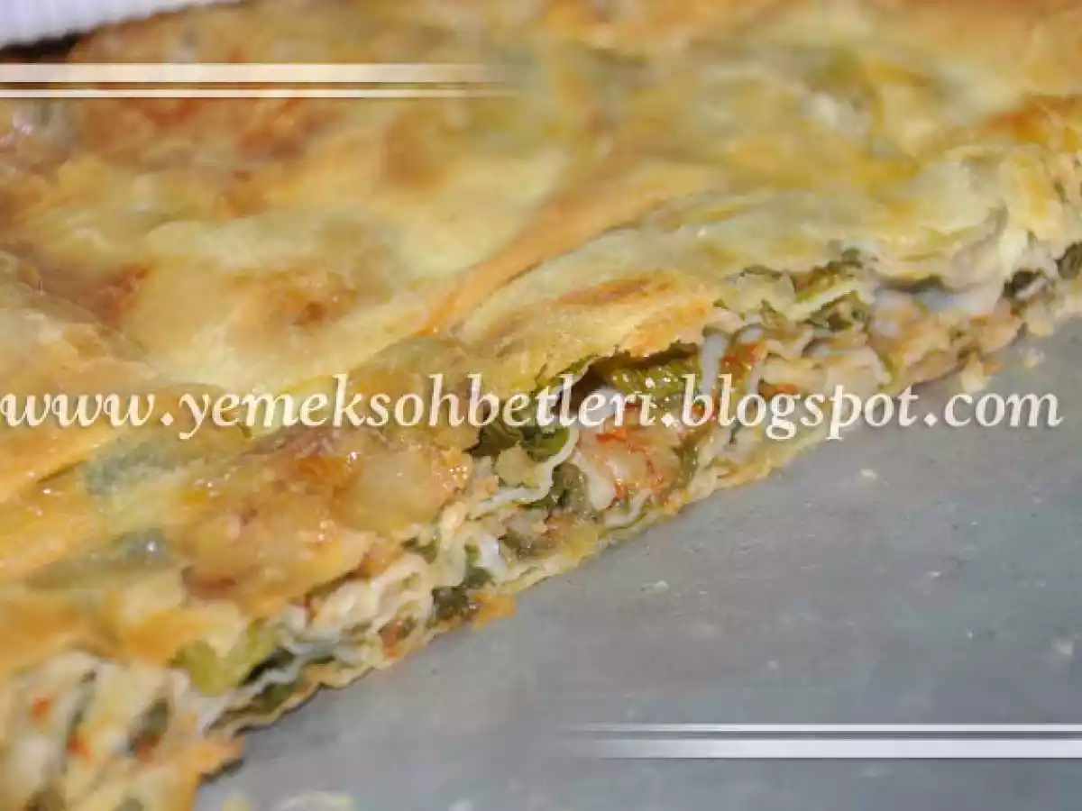 Peynirli Ispanaklı Açma Börek... - fotoğraf 2