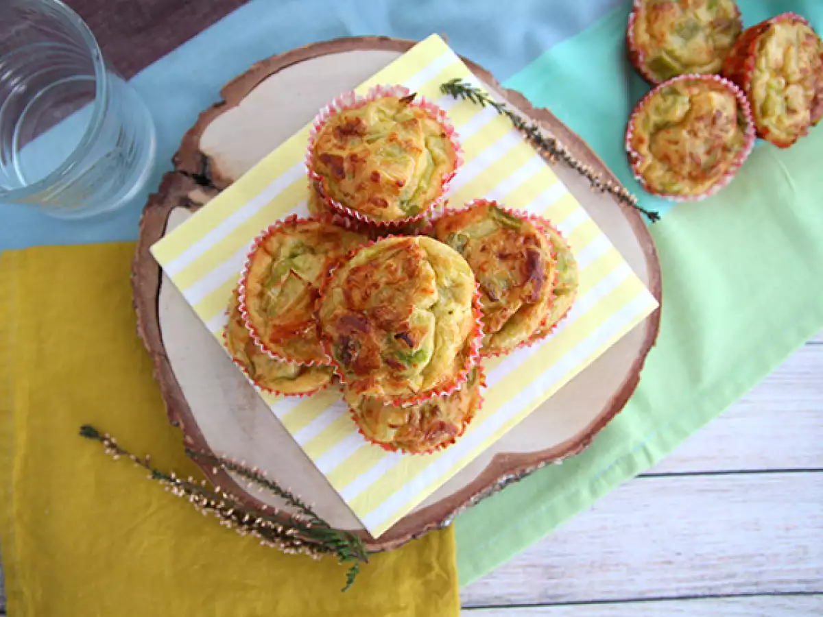 Pırasa fondü ile muffin - fotoğraf 5