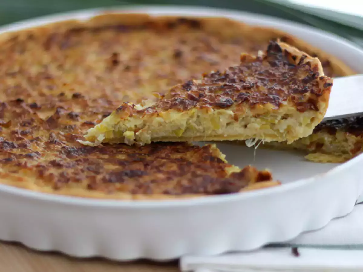 Pırasalı tart (6 kolay adım ve video) - fotoğraf 2