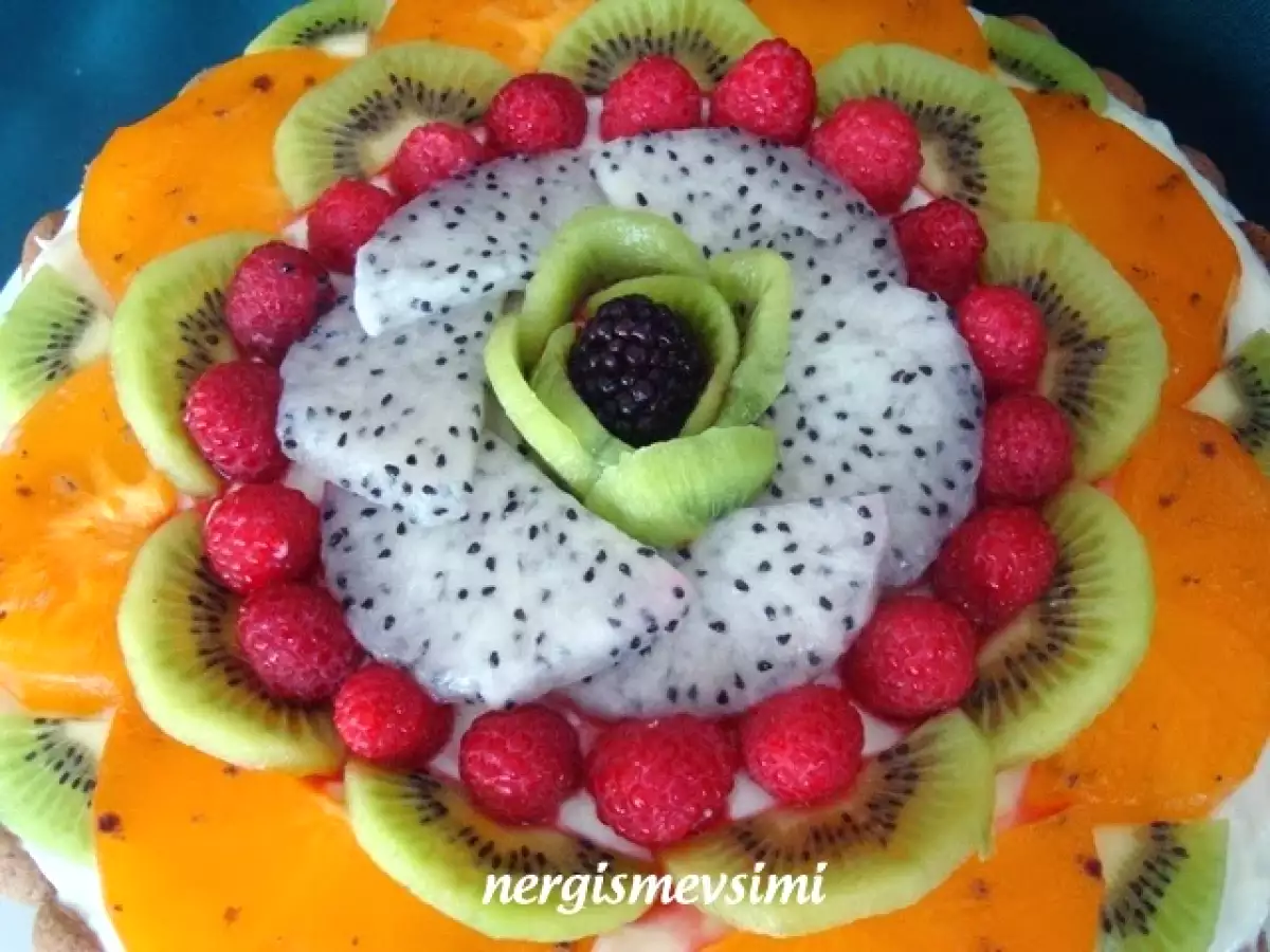 Pitahayalı tart