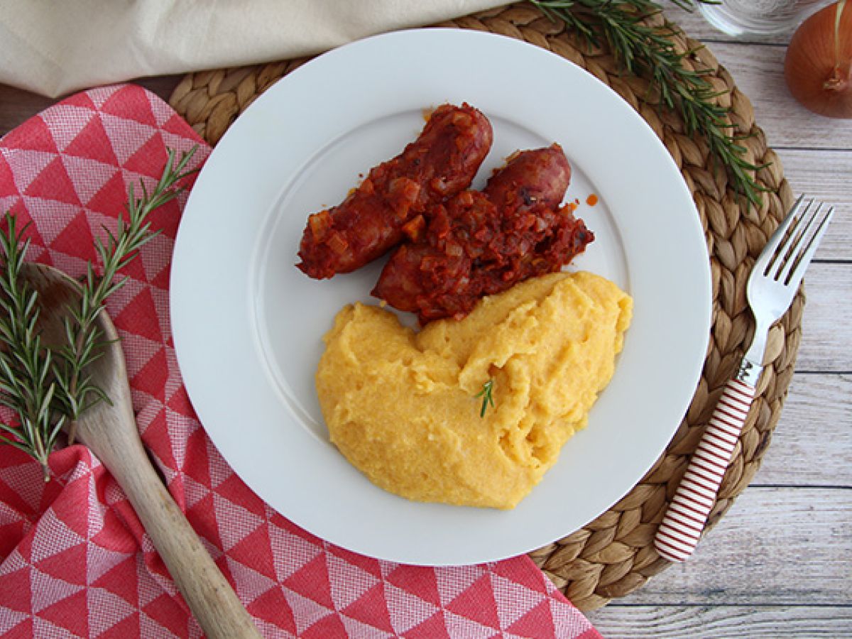 Polenta ve comté peynirli Savoy diot