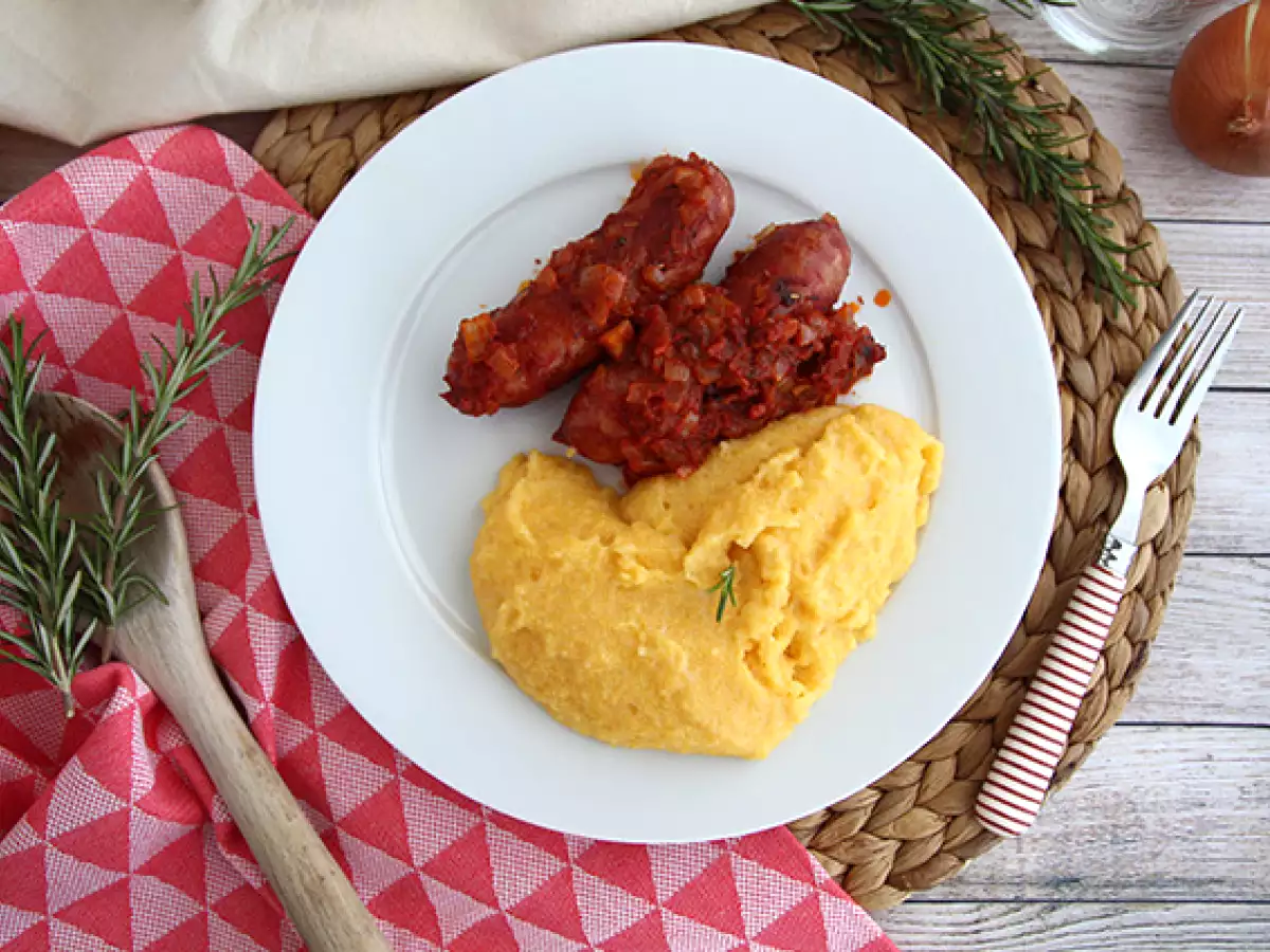 Polenta ve comté peynirli Savoy diot
