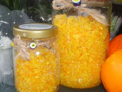 Portakal Reçeli ve Portakal kabuğu şekerlemesi