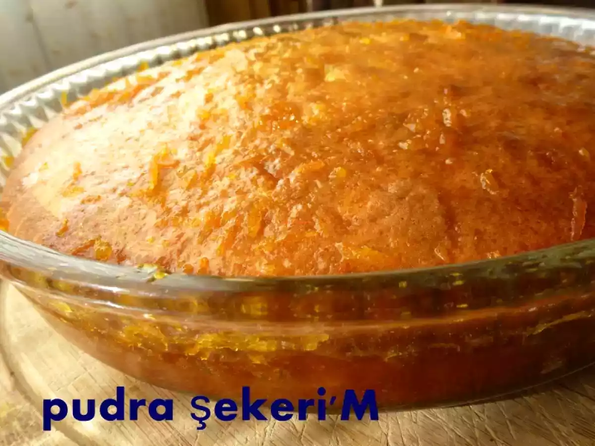 Portakal Şuruplu Kek