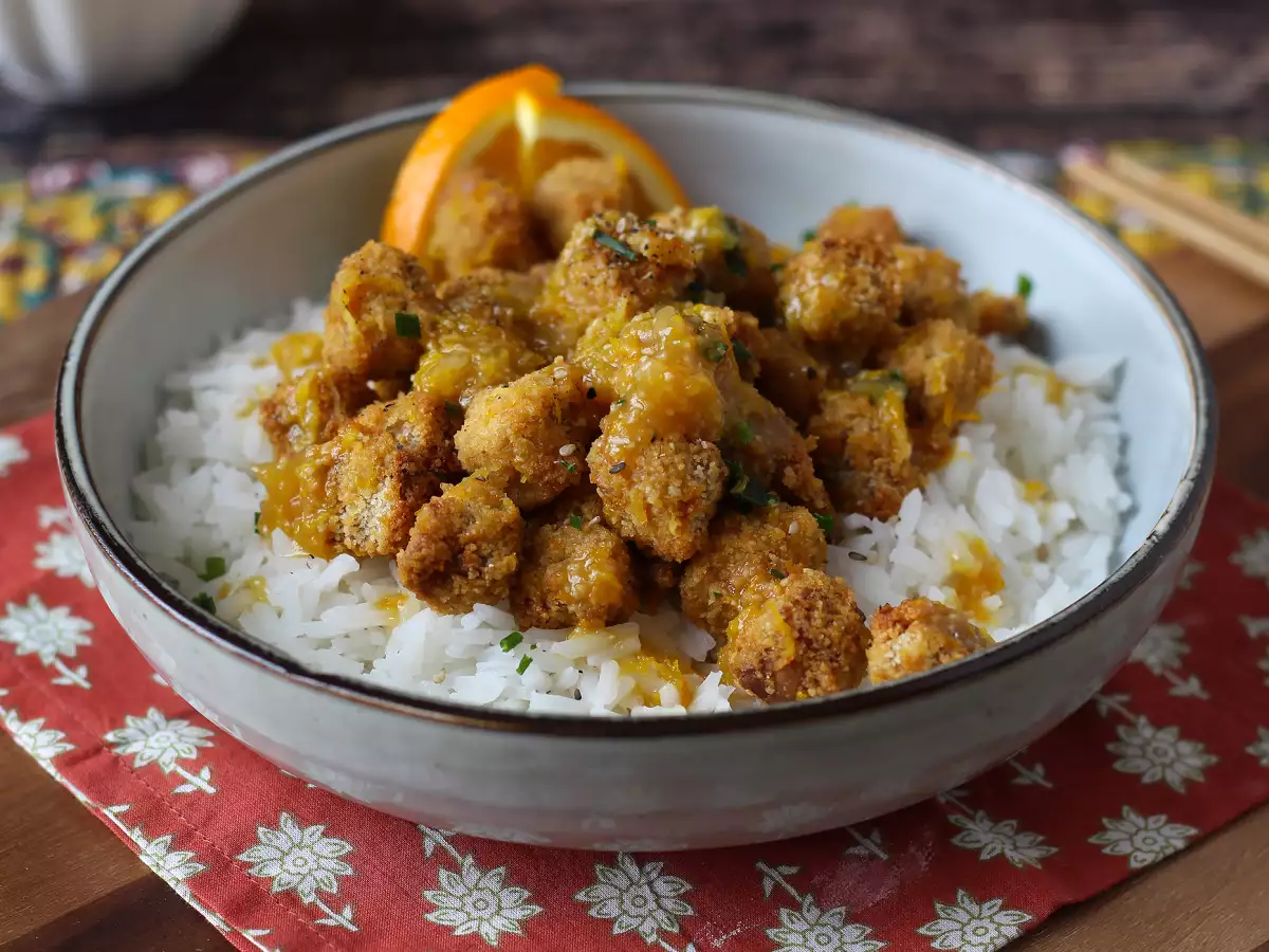 Portakallı çıtır tofu - fotoğraf 3