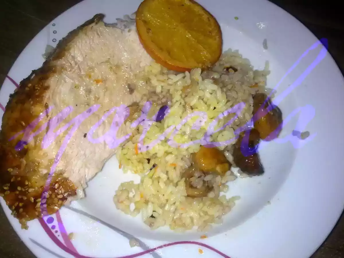 Portakalli kestaneli hindi dolmasi