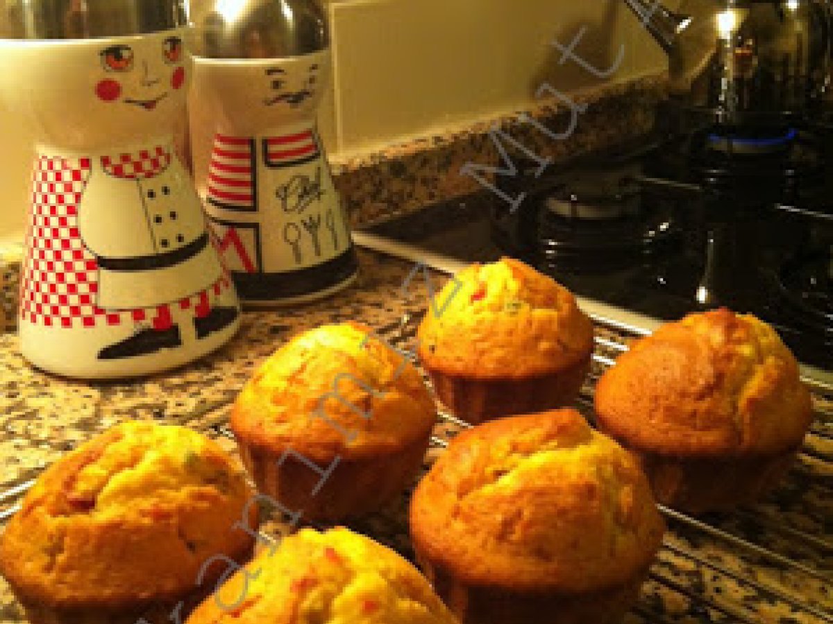 Portakallı, Kuru Meyve Şekerlemeli Muffin