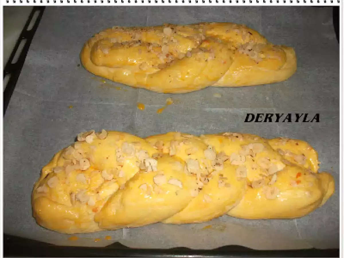 PORTAKALLI MAHLEPLİ ÖRGÜ ÇÖREK - fotoğraf 3