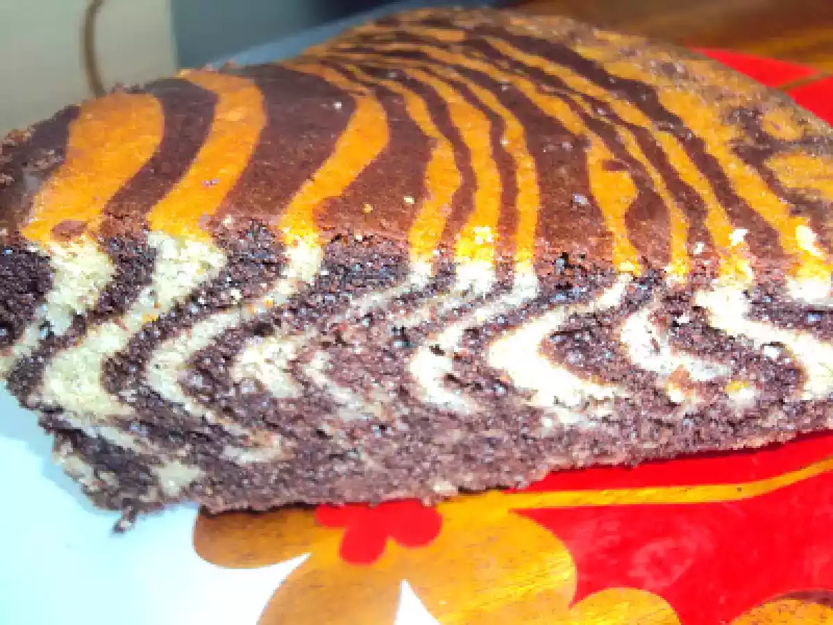 Portakallı Zebra Kek - fotoğraf 2