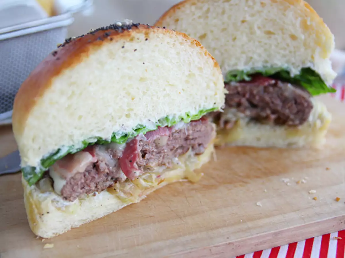 Raclette Peynirli Burger - fotoğraf 2
