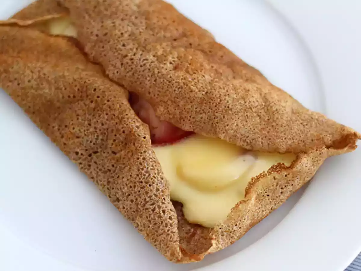 Raclette peynirli karabuğdaylı galette - fotoğraf 2