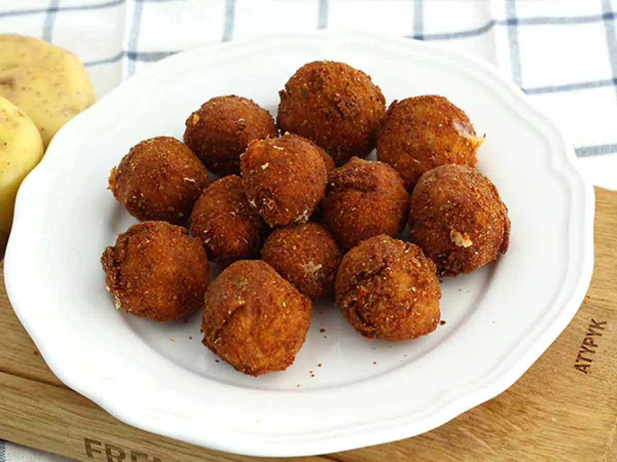 Raclette peynirli kroketler