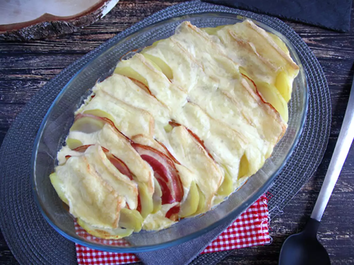 Raclette Peynirli Patates Graten