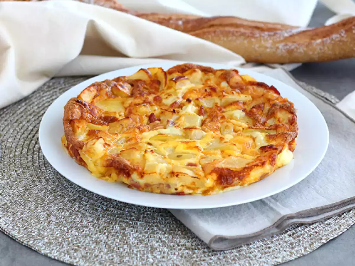 Raclette Peynirli Tortilla