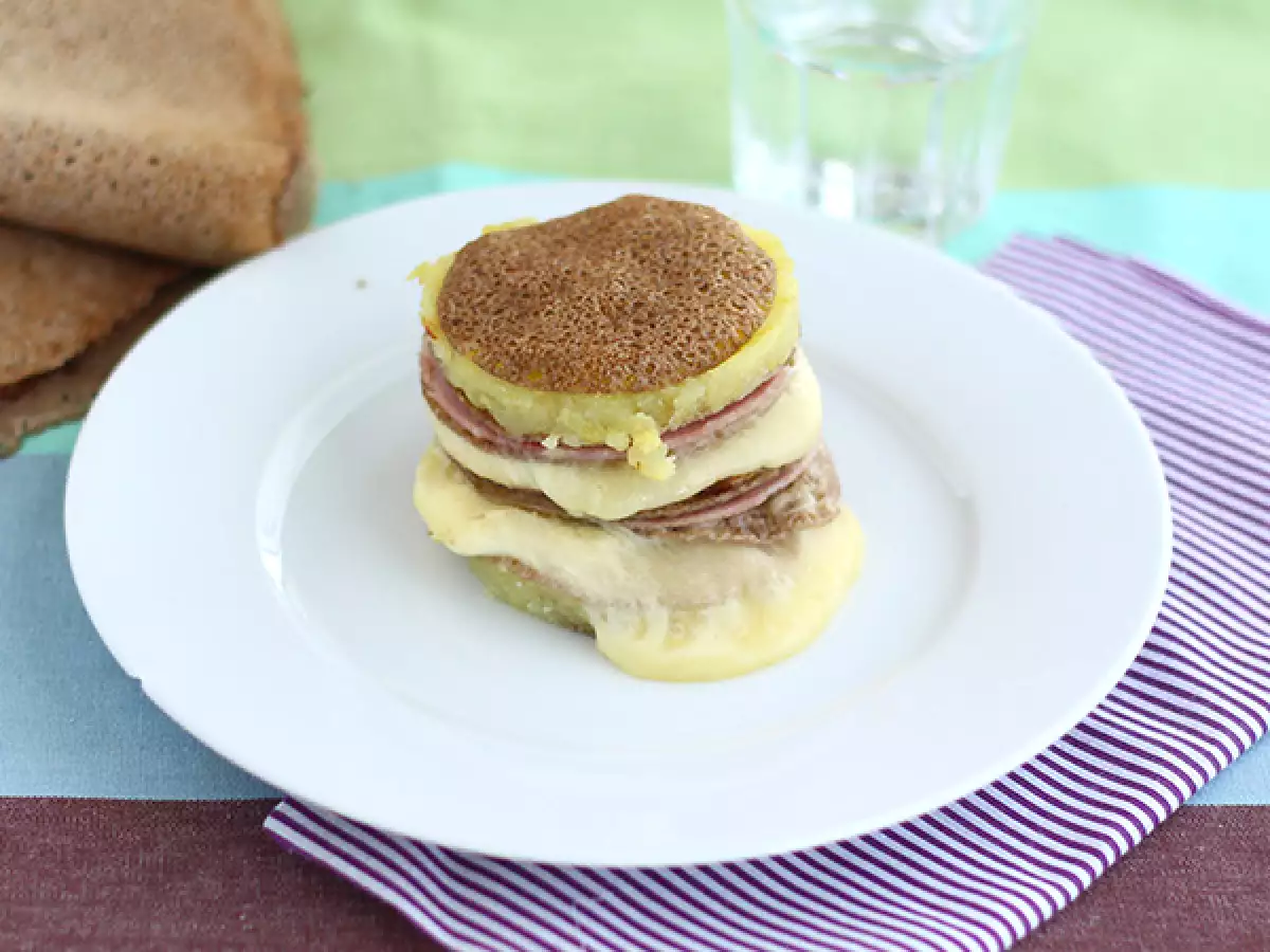 Raclette Peynirli Tuzlu Kat Kat Krep - fotoğraf 2