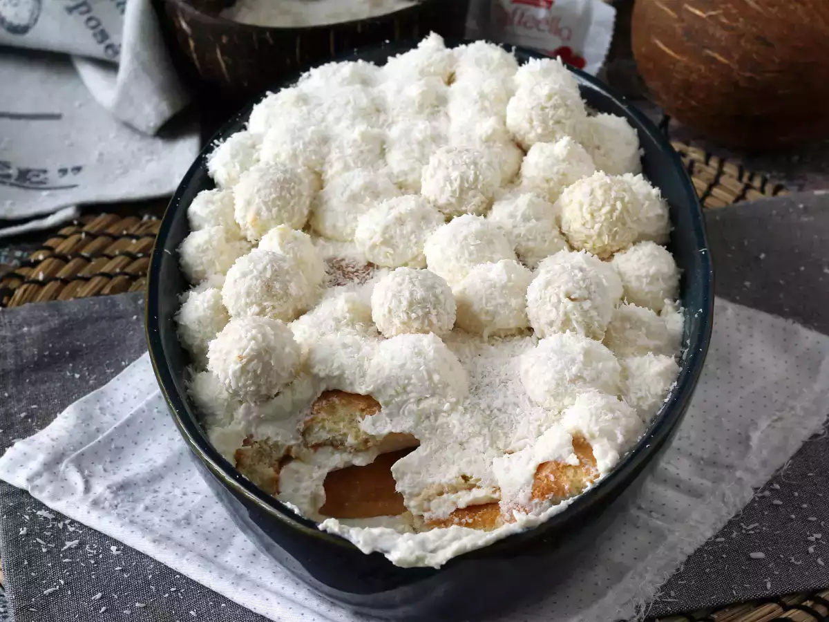 Raffaello’lu Hindistan Cevizli Tiramisu - fotoğraf 6