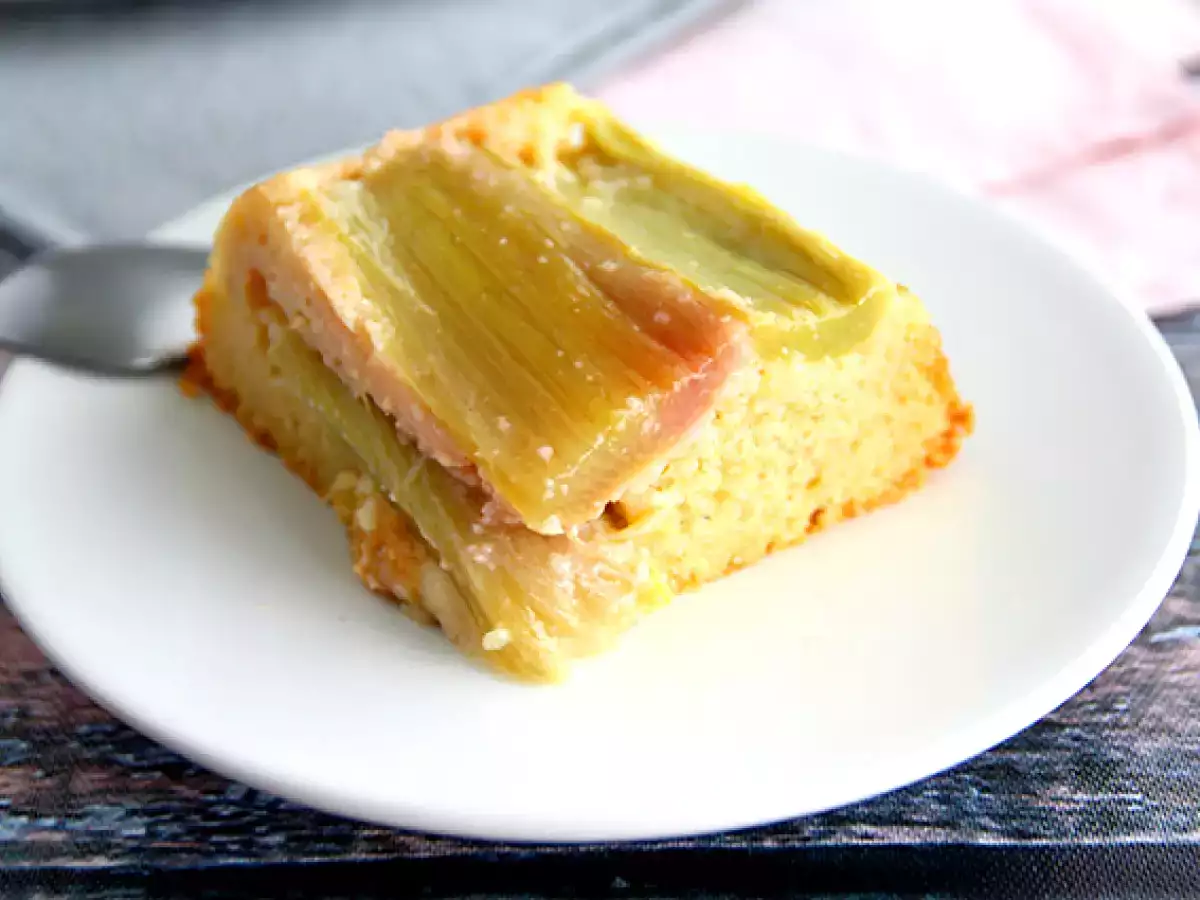 Raventli baş aşağı kek - fotoğraf 3