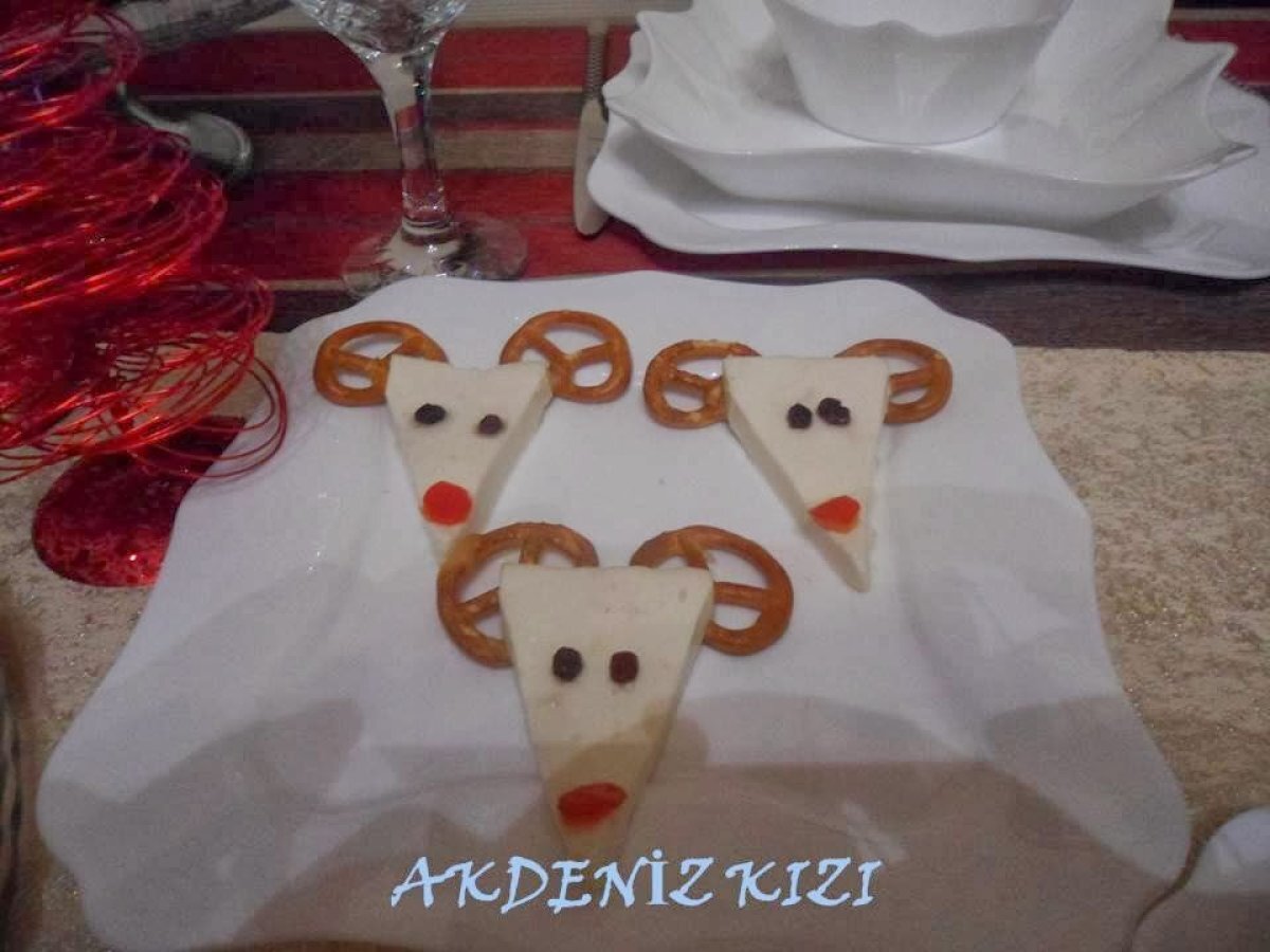 Ren geyiği ...peynir tabağı