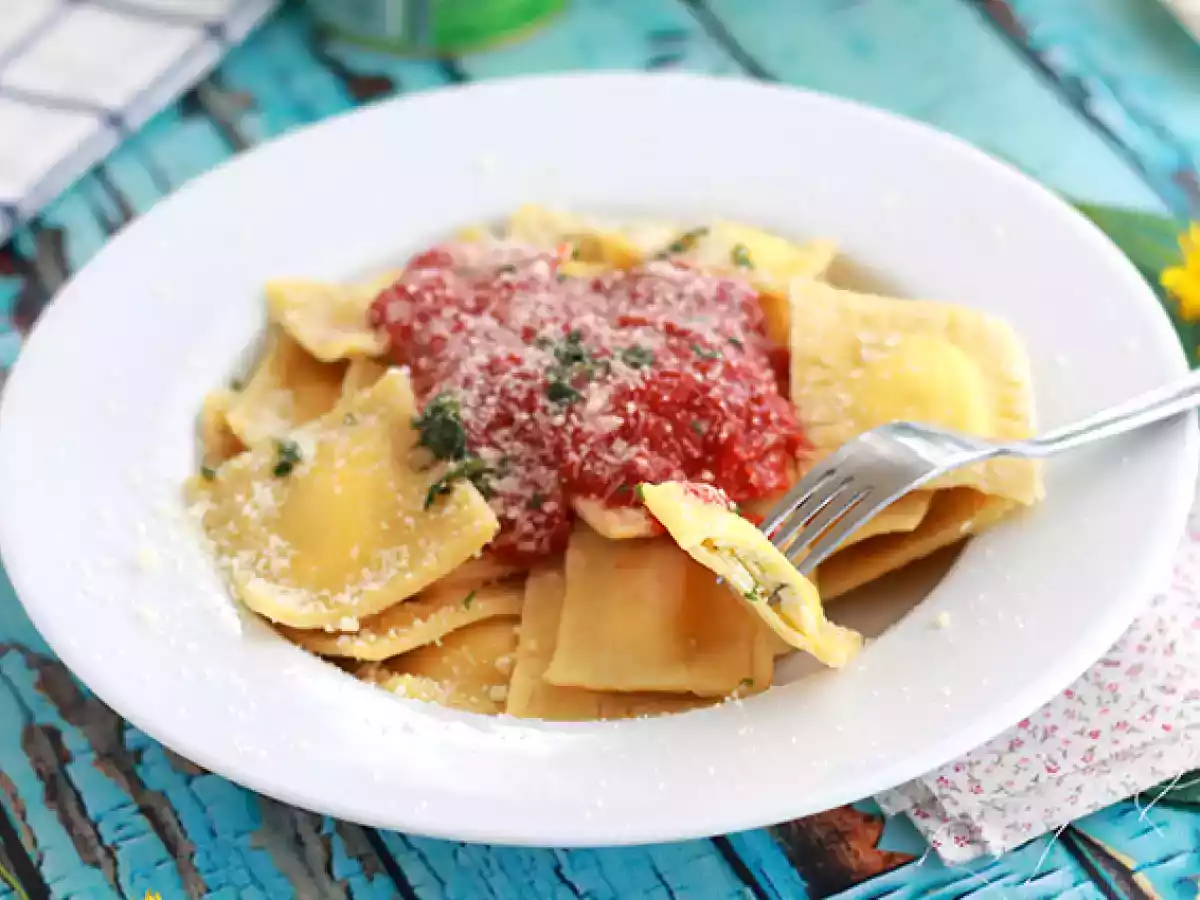 Ricotta ravioli, adım adım tarif - fotoğraf 2