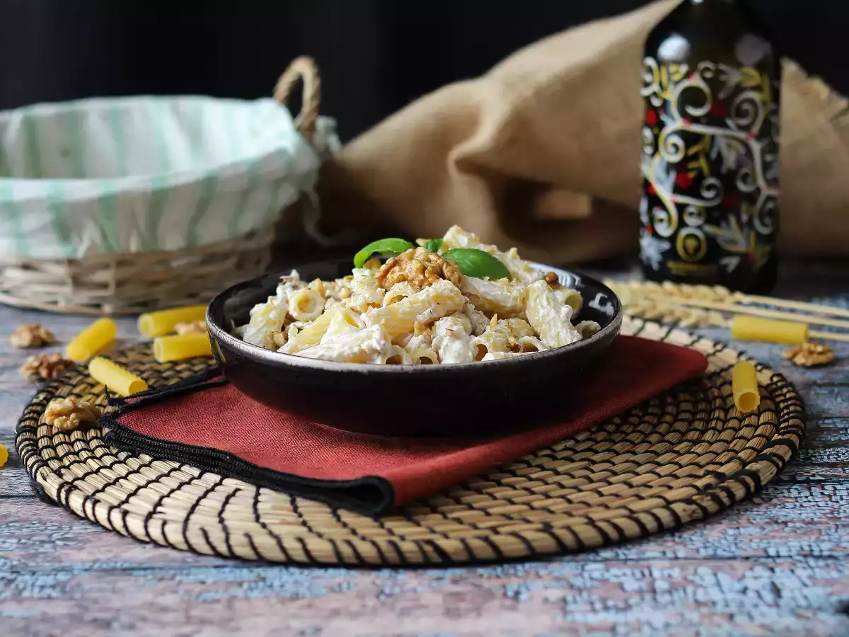 Ricotta ve cevizli makarna: kremamsı ve çıtır - fotoğraf 2
