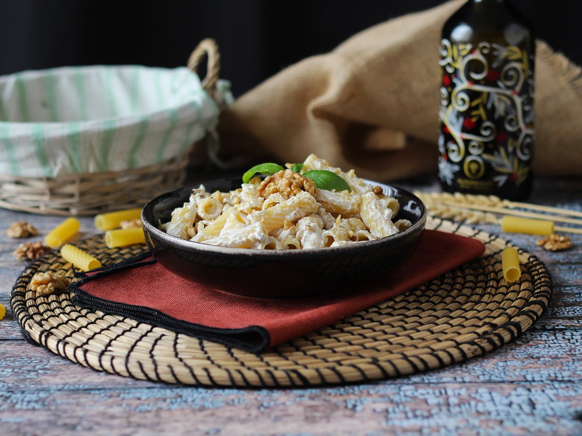 Ricotta ve cevizli makarna: kremsi ve çıtır çıtır - fotoğraf 2