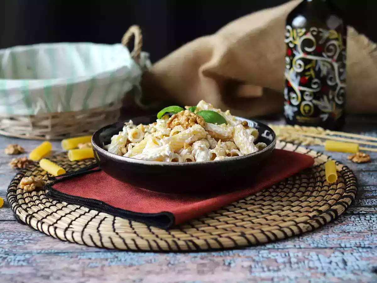 Ricotta ve cevizli makarna: kremsi ve çıtır çıtır - fotoğraf 2