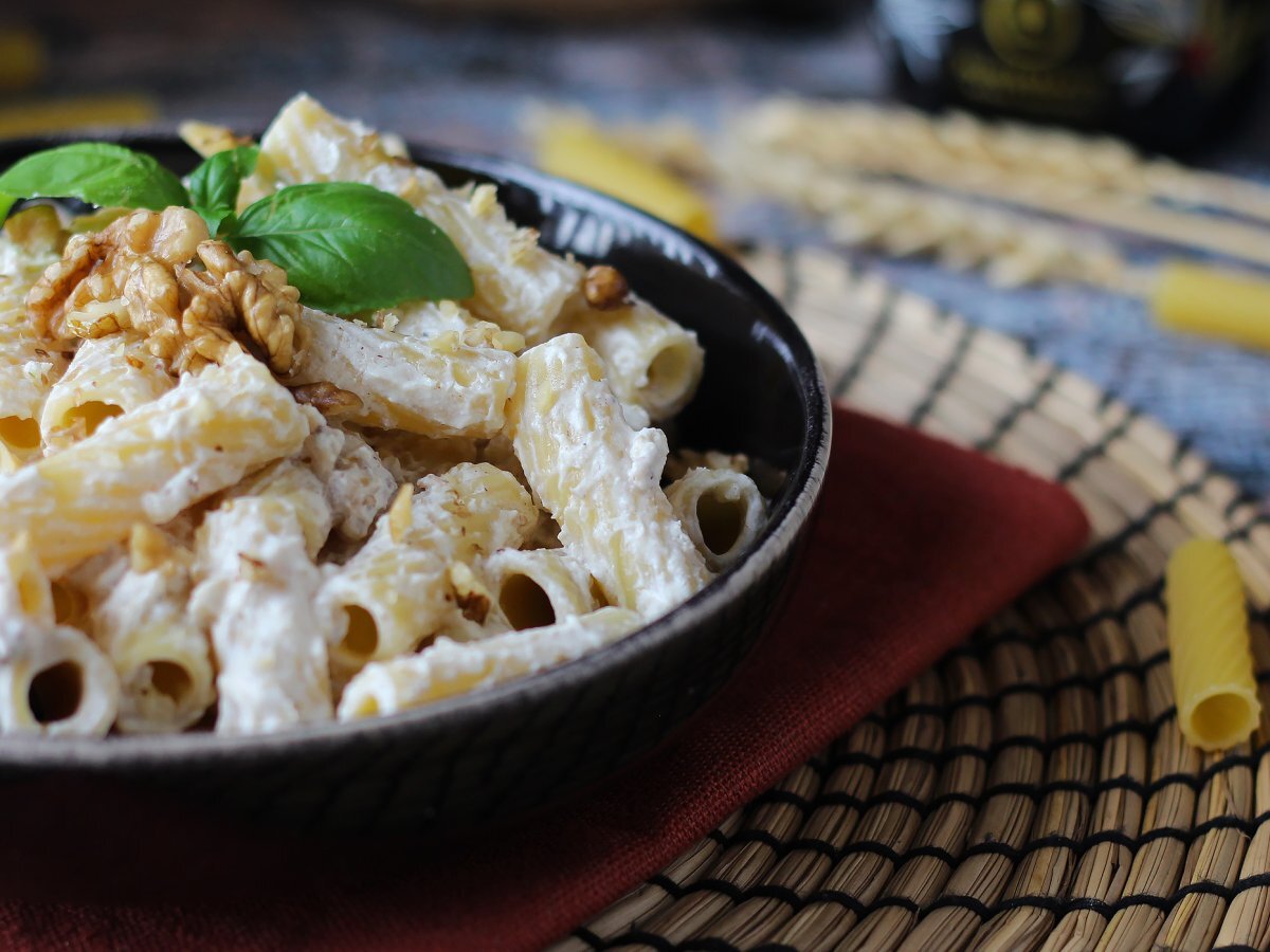 Ricotta ve cevizli makarna: kremsi ve çıtır çıtır - fotoğraf 5