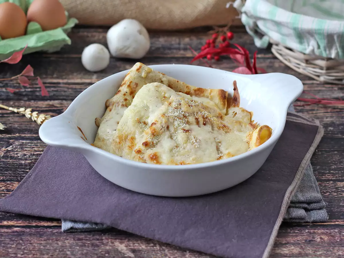 Ricotta ve Mantarlı Crespelle Tarifi: Her Duruma Uygun Kremalı vejetaryen Lezzet