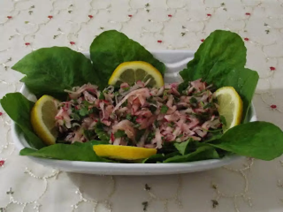 Rokalı turp salatası & istavrit tava - fotoğraf 2