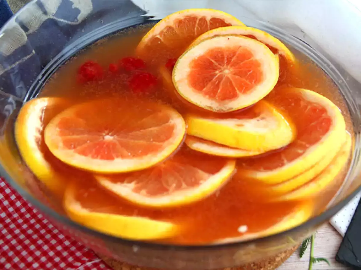 Roze şaraplı pembe sangria - fotoğraf 2