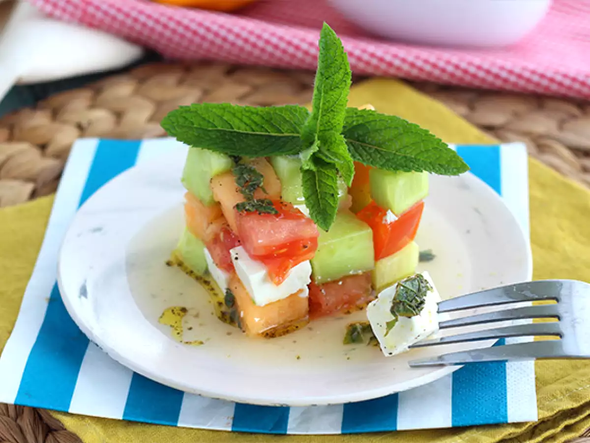 Rubik küpü salatası - fotoğraf 2