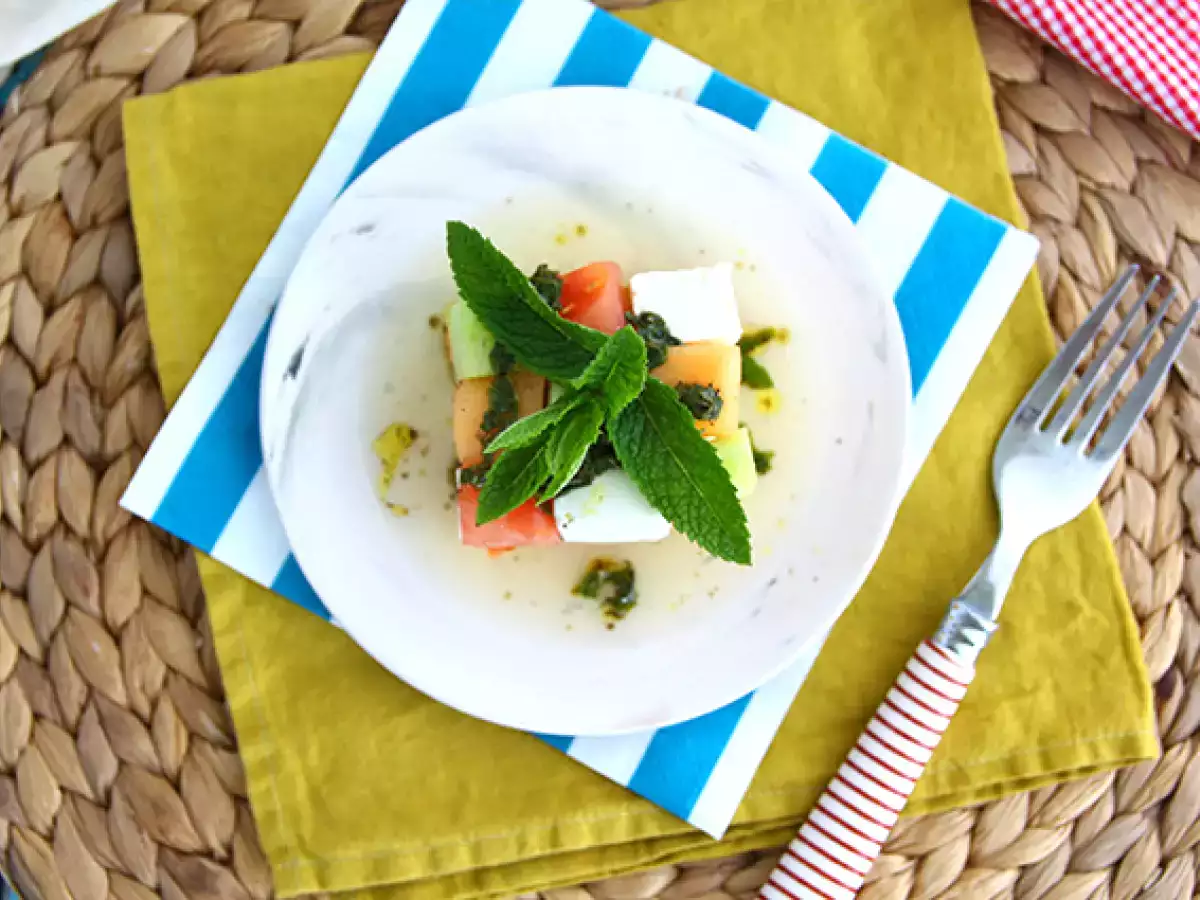 Rubik küpü salatası - fotoğraf 3