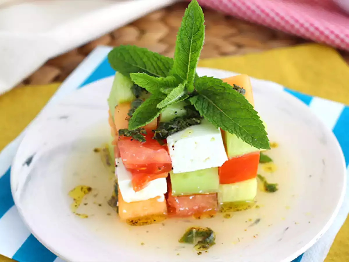 Rubik küpü salatası - fotoğraf 4