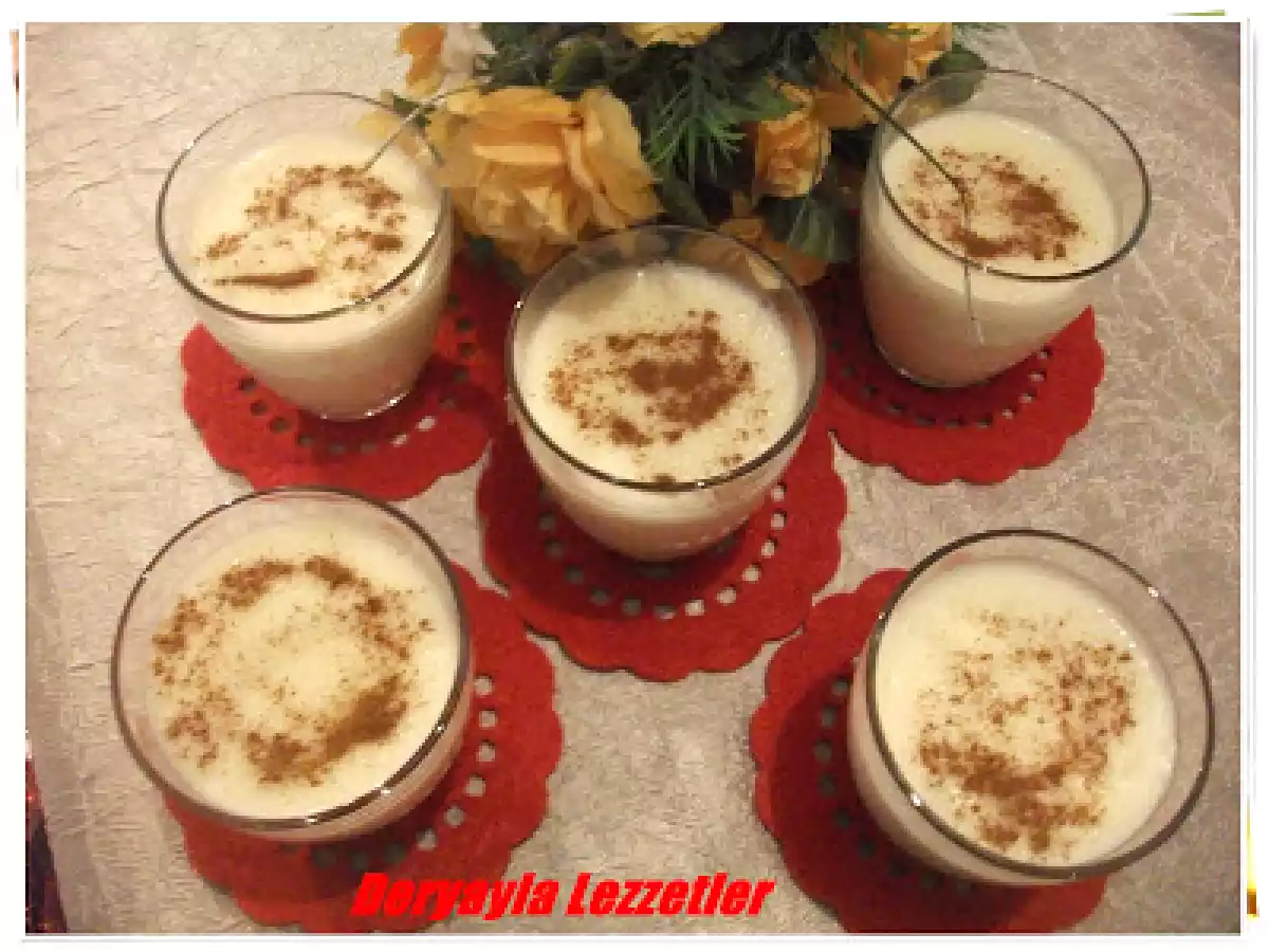 Sakız Reçelli Sütlaç