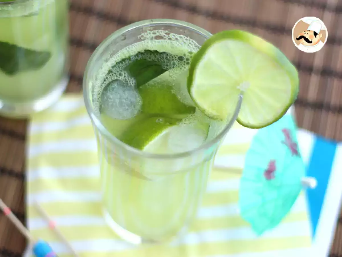 Salatalık Mojito, alkolsüz kokteyl - fotoğraf 2