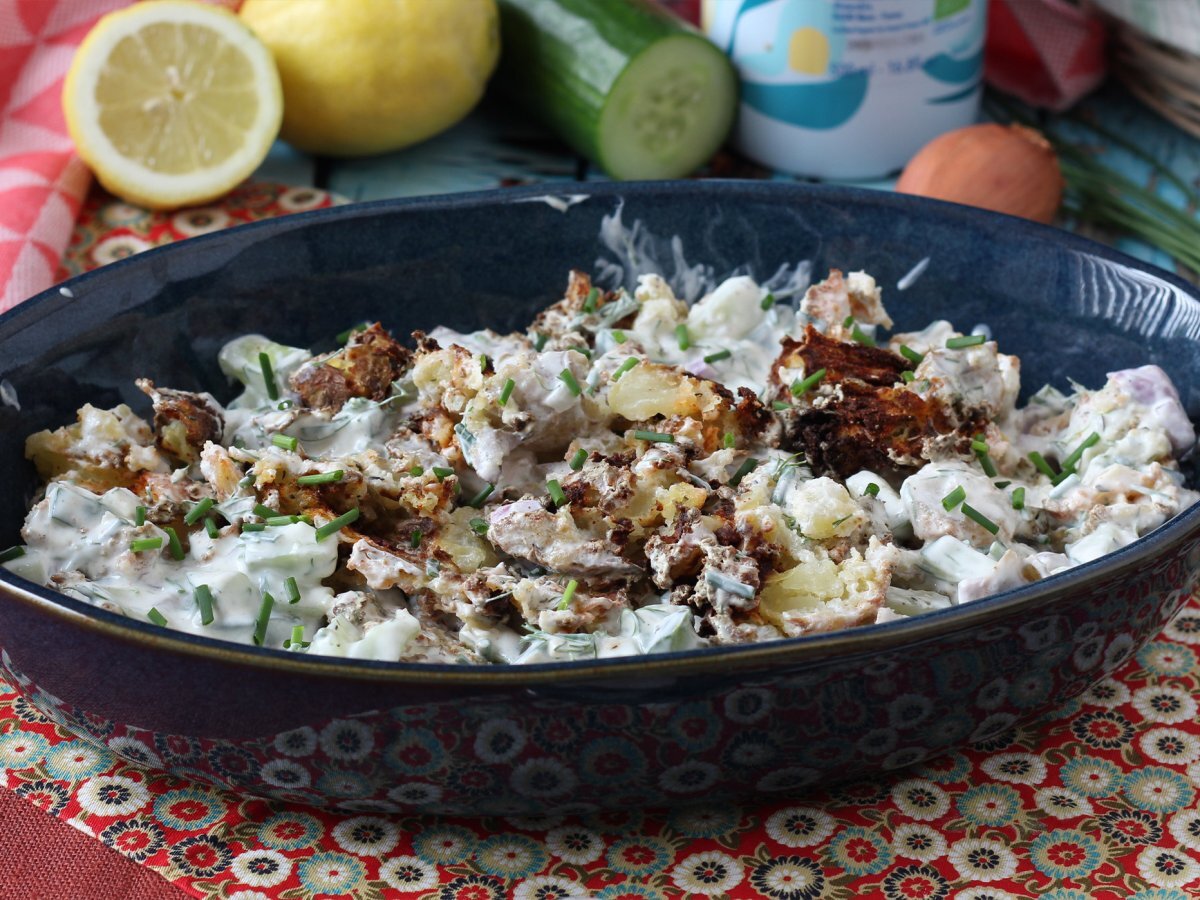 Salatalık ve çıtır patates salatası - fotoğraf 6