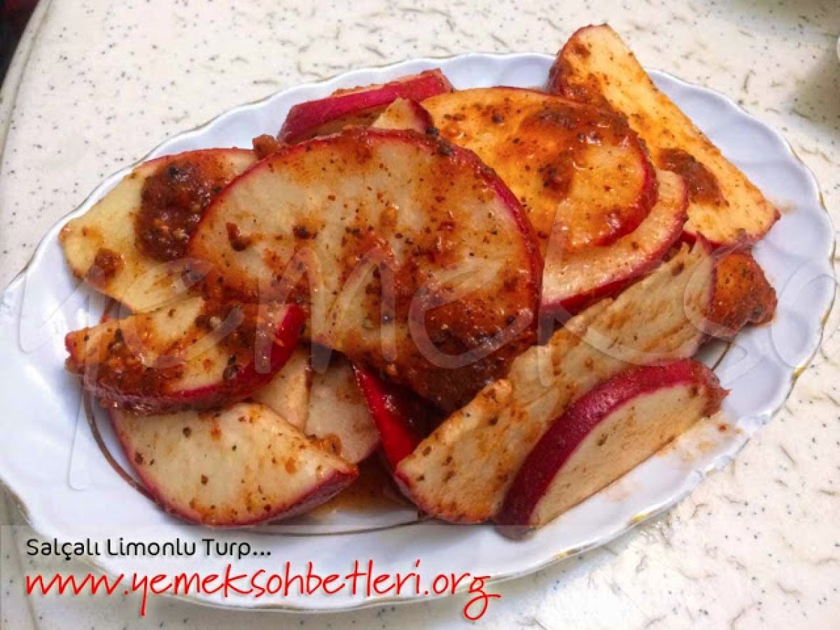 Salçalı Limonlu Turp