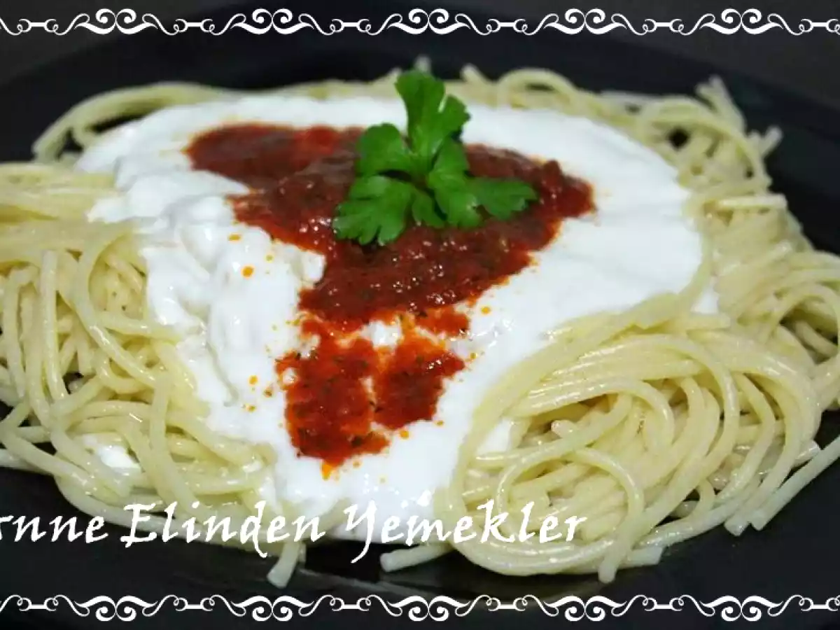 SALÇALI SOSLU SPAGETTİ - fotoğraf 2