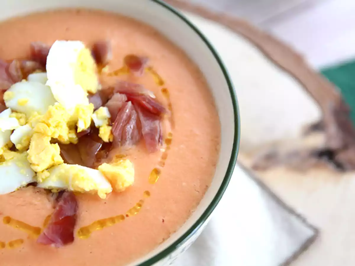 Salmorejo, İspanyol soğuk çorbası - fotoğraf 2